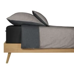 Schiesser 2er-Set: Renforcé-Kissenhüllen In Grau-Schwarz -Schiesser Store schiesser 2er set renforce kissenhullen in grau schwarz 2