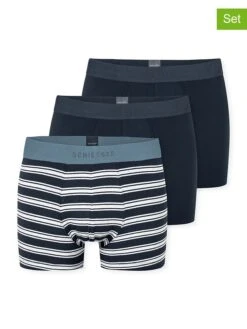 Schiesser 3er-Set: Boxershorts In Dunkelblau