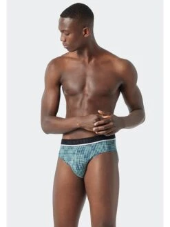 Schiesser 3er-Set: Slips In Schwarz/ Blau -Schiesser Store schiesser 3er set slips in schwarz blau 2