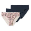 Schiesser 3er-Set: Taillenslips In Dunkelblau/ Creme