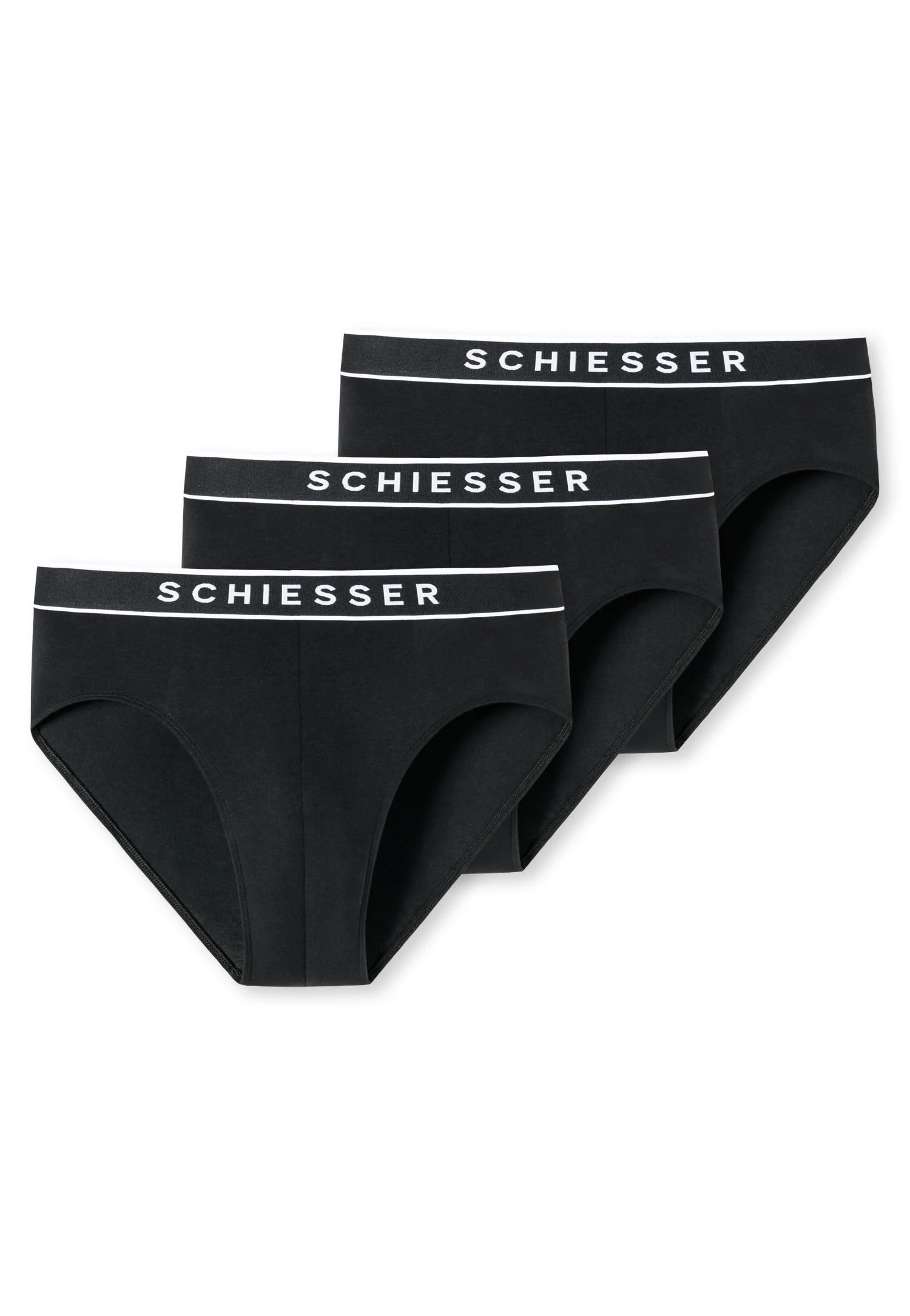 Schiesser 3PACK Rio-Slip Schwarz 1 Schiesser 3PACK Rio-Slip Schwarz