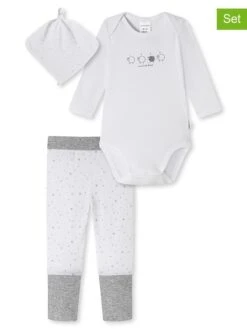 Schiesser 3tlg. Geschenkset In Grau/ Weiß