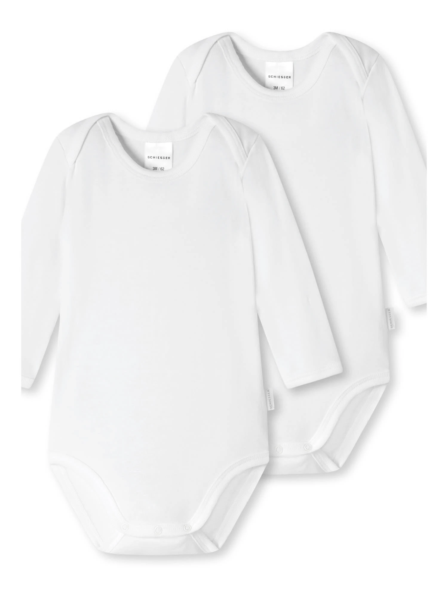 Schiesser Baby Bodies 2er-Pack In Weiß 1 Schiesser Baby Bodies 2er-Pack In Weiß
