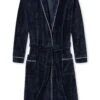 Schiesser Bademantel Nachtblau