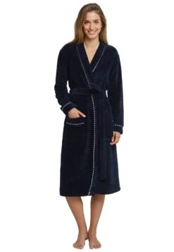 Schiesser Bademantel Nachtblau 7 Schiesser Bademantel Nachtblau -Schiesser Store schiesser bademantel nachtblau 3