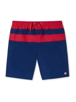 Schiesser Badeshorts Aqua Nautical In Blau