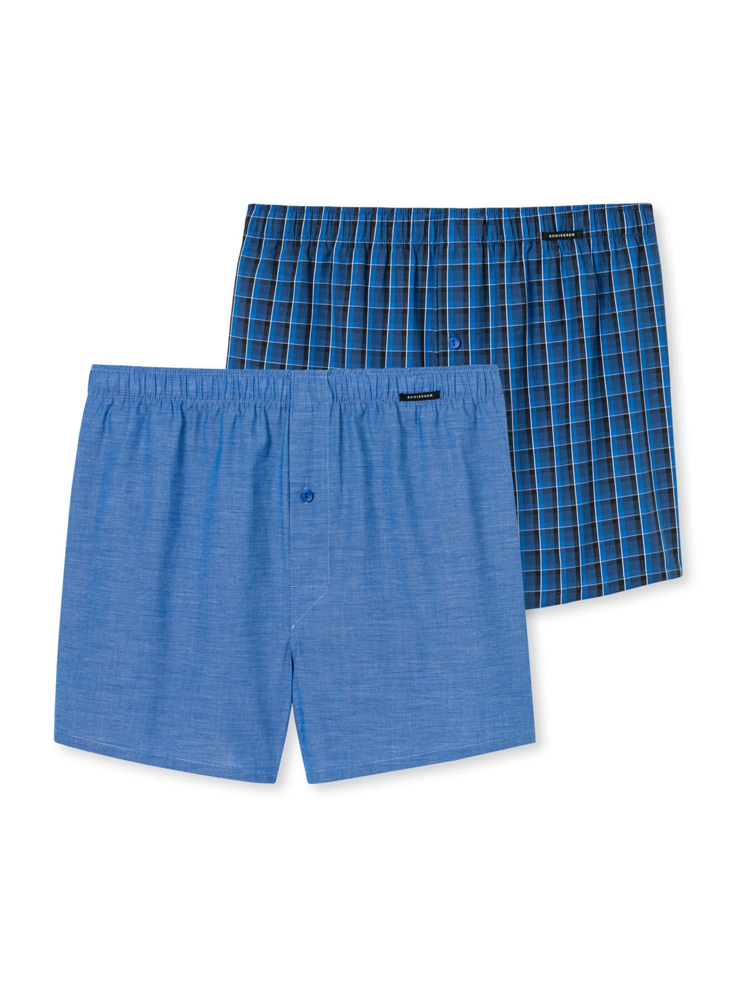 Schiesser Boxer Shorts In Royal 1 Schiesser Boxer Shorts In Royal