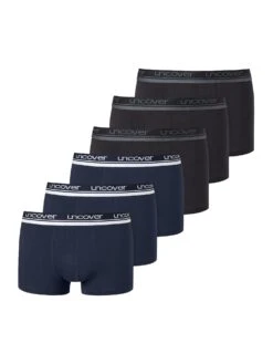 Schiesser Boxershorts Uncover In Schwarz-blau