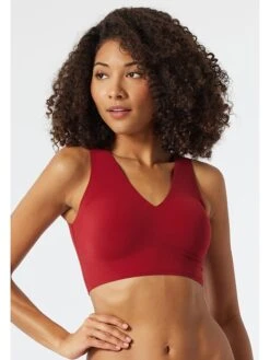 Schiesser Bustier In Rot