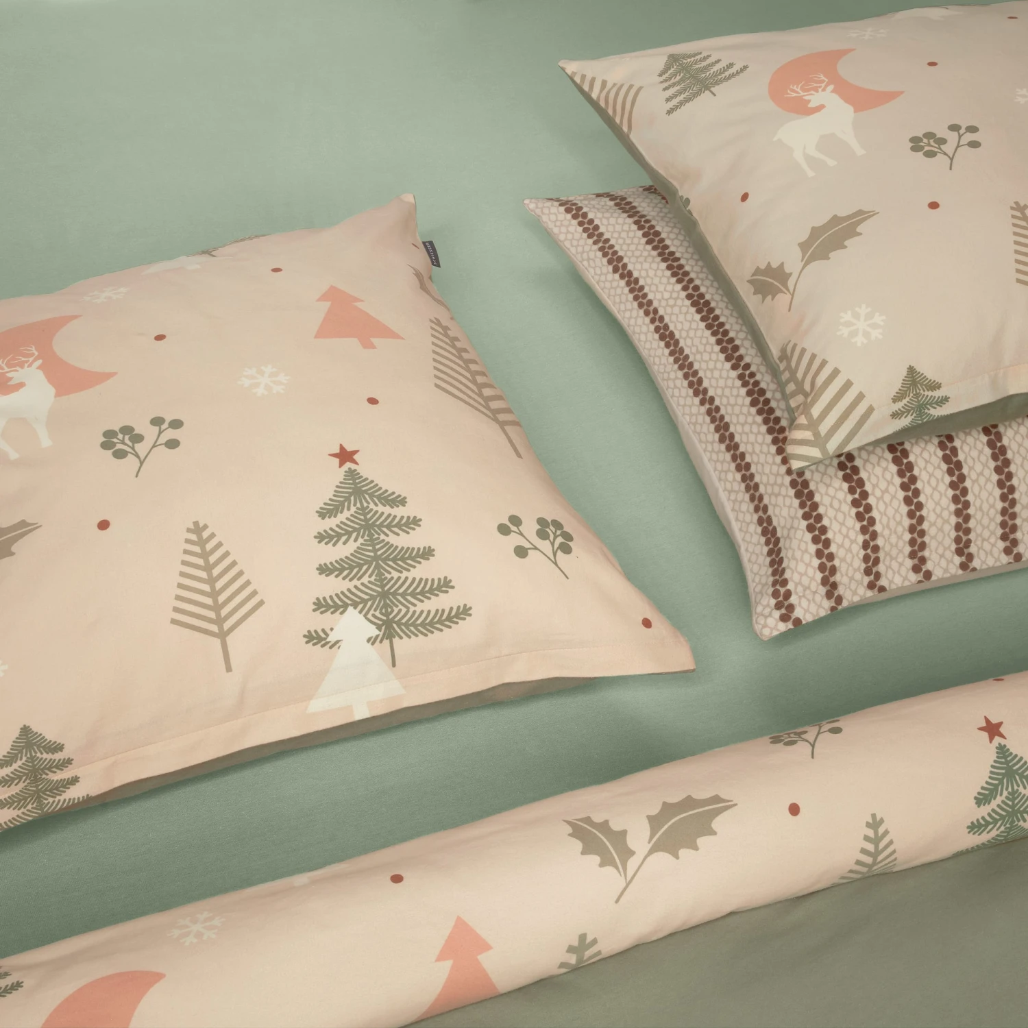 Schiesser Feinbiber-Bettwäscheset Gwen In Creme 3 Schiesser Feinbiber-Bettwäscheset Gwen In Creme – Bild 3