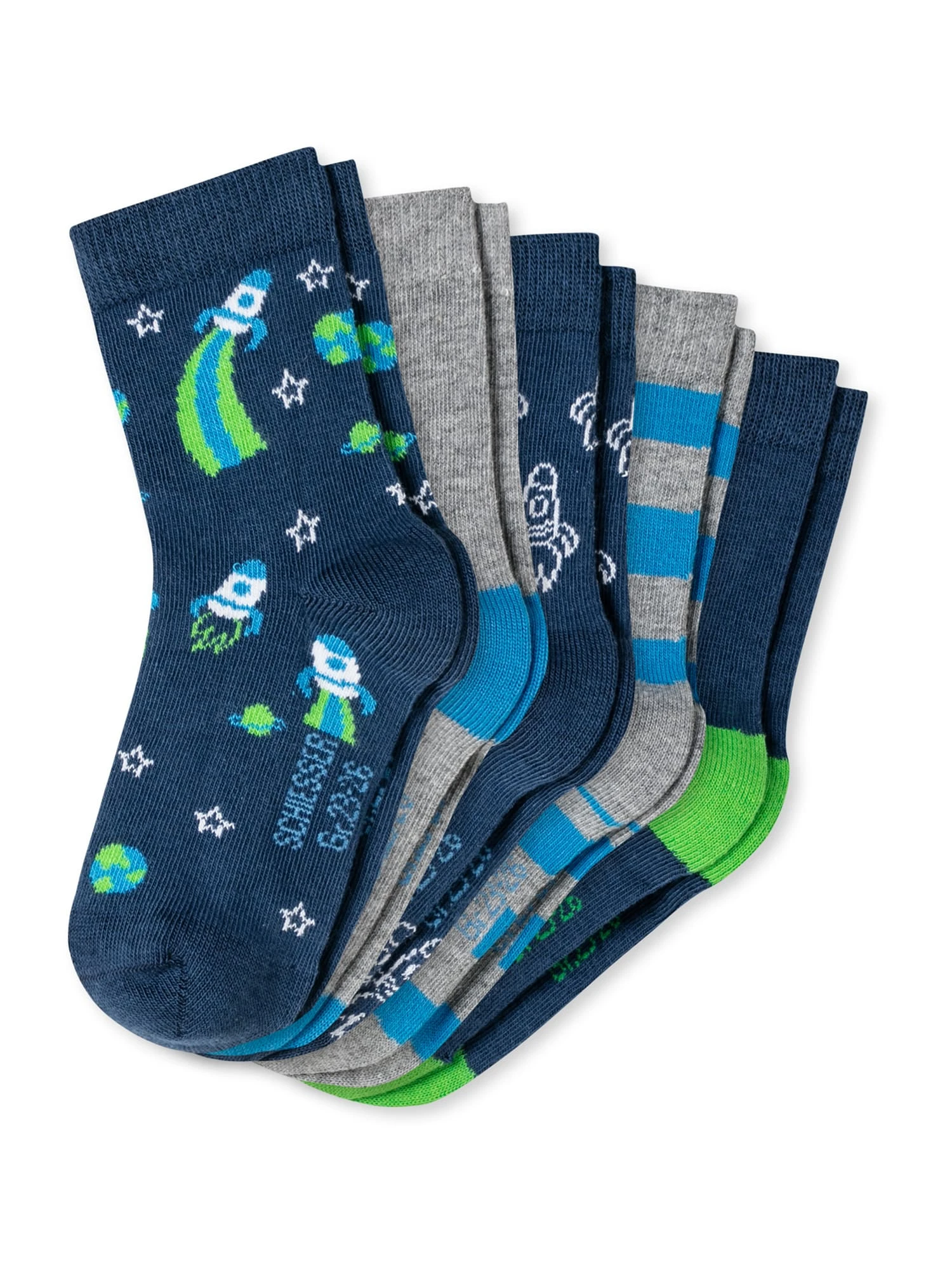 Schiesser Kindersocken 5er-Pack Rakete In Mehrfarbig 1 Schiesser Kindersocken 5er-Pack Rakete In Mehrfarbig