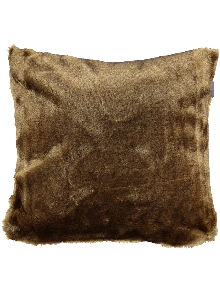 Schiesser Kissen "Fake Fur" In Taupe 1 Schiesser Kissen "Fake Fur" In Taupe