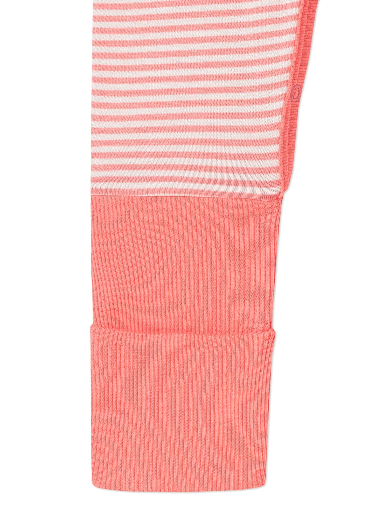 Schiesser Langer Baby Schlafanzug Natural Love In Coral Red 2 Schiesser Langer Baby Schlafanzug Natural Love In Coral Red – Bild 2