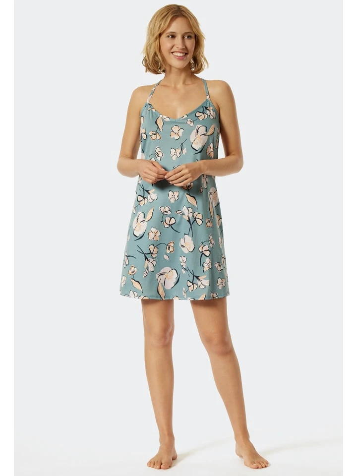 Schiesser Nachthemd In Hellblau 3 Schiesser Nachthemd In Hellblau – Bild 3