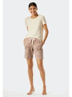 Schiesser Store -Schiesser Store schiesser pyjama hose in creme beere 1