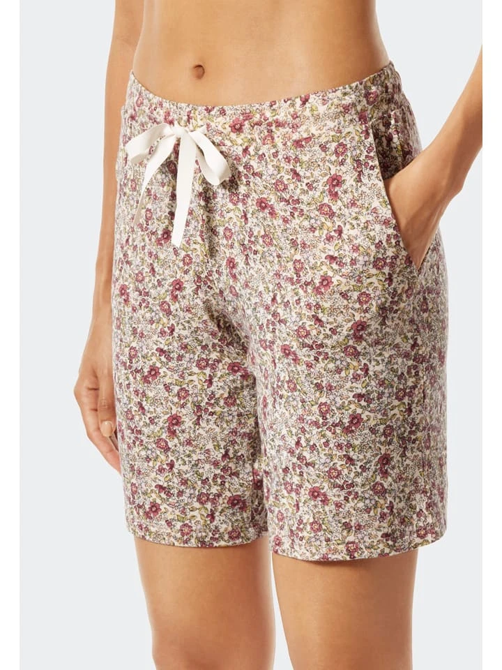 Schiesser Pyjama-Hose In Creme/ Beere 3 Schiesser Pyjama-Hose In Creme/ Beere – Bild 3