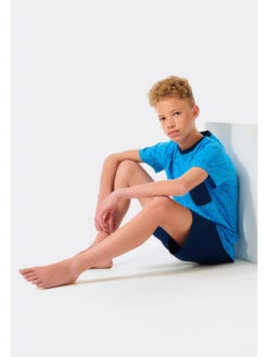 Schiesser Pyjama In Blau