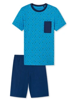 Schiesser Pyjama In Blau -Schiesser Store schiesser pyjama in blau 3