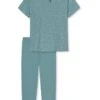 Schiesser Pyjama In Blaugrau