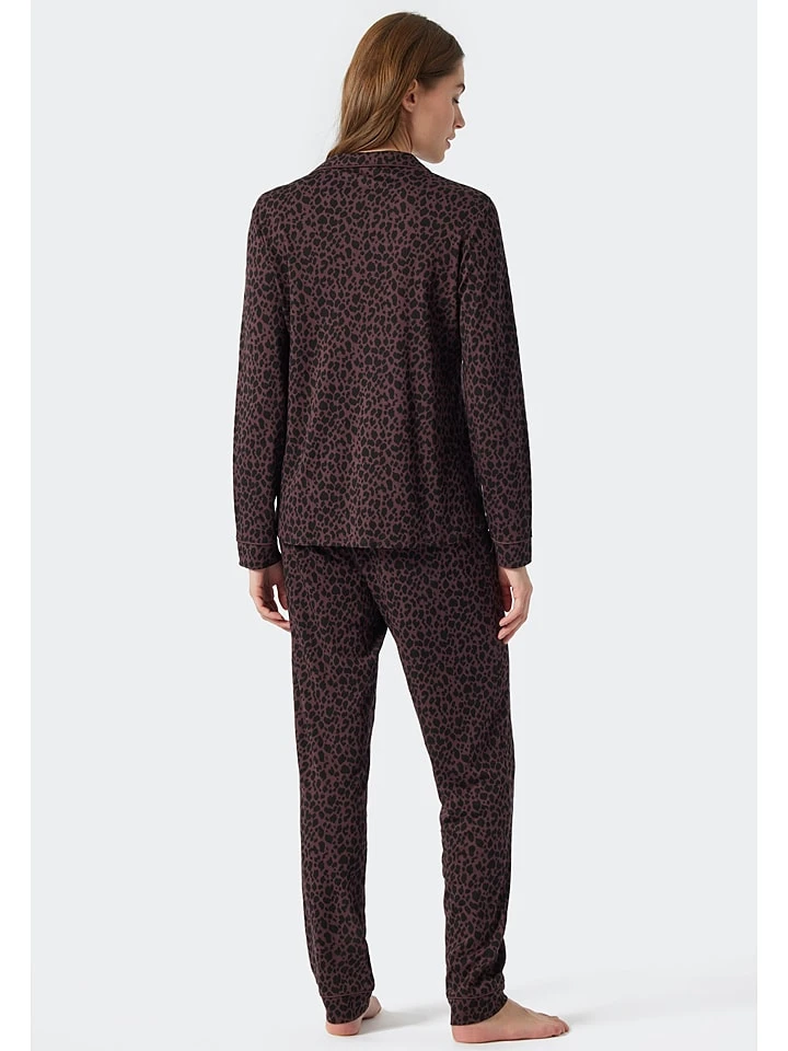 Schiesser Pyjama In Bordeaux 2 Schiesser Pyjama In Bordeaux – Bild 2