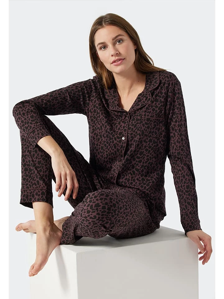 Schiesser Pyjama In Bordeaux 1 Schiesser Pyjama In Bordeaux