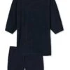 Schiesser Pyjama In Dunkelblau