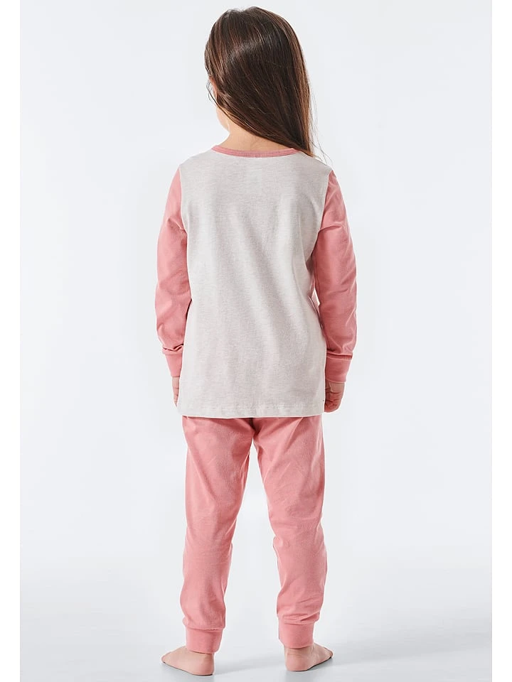 Schiesser Pyjama In Rosa/ Grau 2 Schiesser Pyjama In Rosa/ Grau – Bild 2