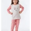 Schiesser Pyjama In Rosa/ Grau