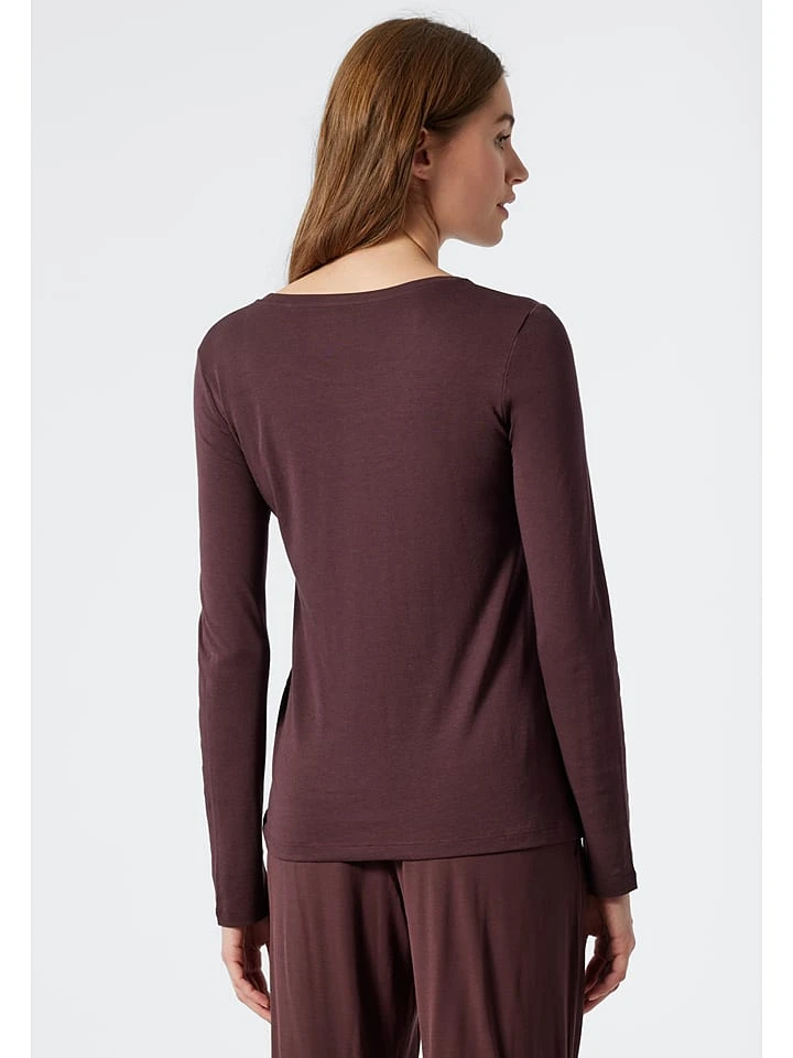 Schiesser Pyjama-Oberteil In Dunkelbraun 2 Schiesser Pyjama-Oberteil In Dunkelbraun – Bild 2