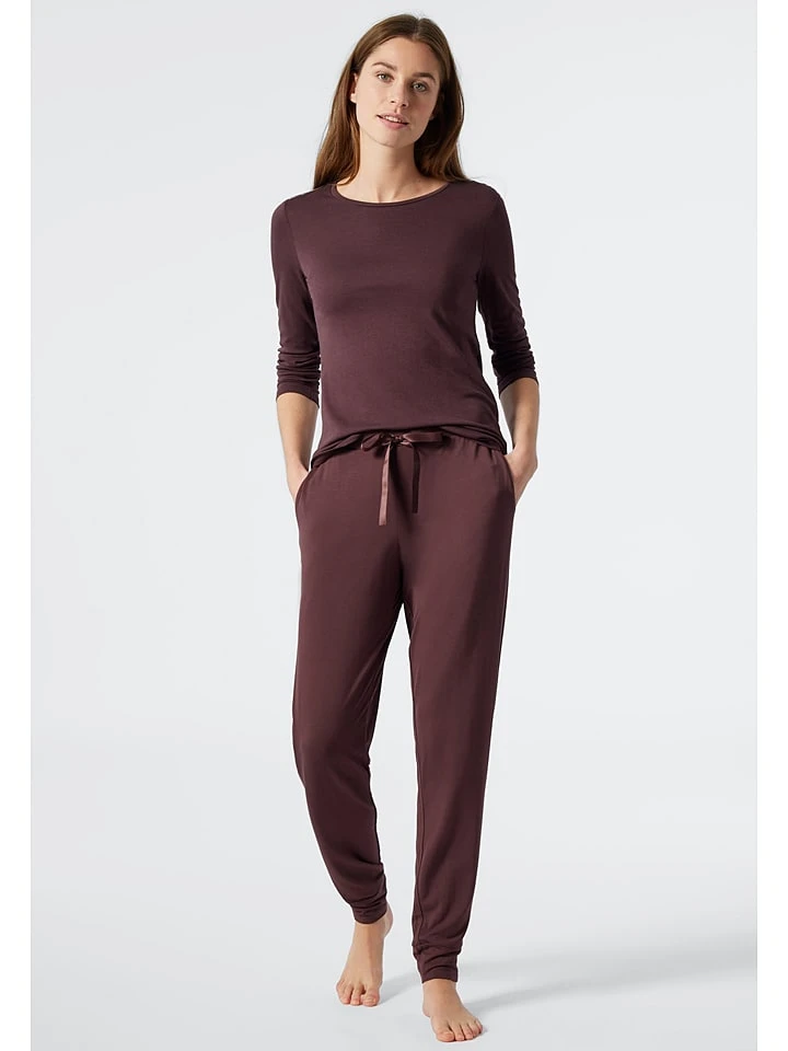 Schiesser Pyjama-Oberteil In Dunkelbraun 3 Schiesser Pyjama-Oberteil In Dunkelbraun – Bild 3