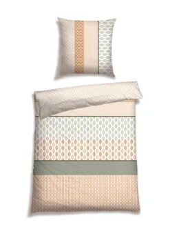 Schiesser Renforcé-Bettwäsche-Set "Arvo" In Orange