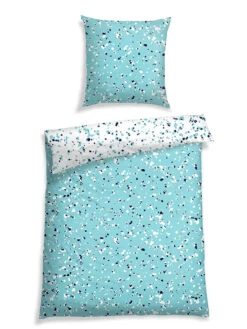 Schiesser Renforcé-Bettwäsche-Set "Jackson" In Türkis