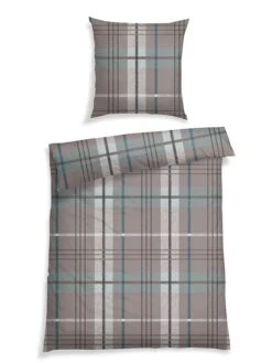 Schiesser Renforcé-Bettwäsche-Set "Tammy" In Grau