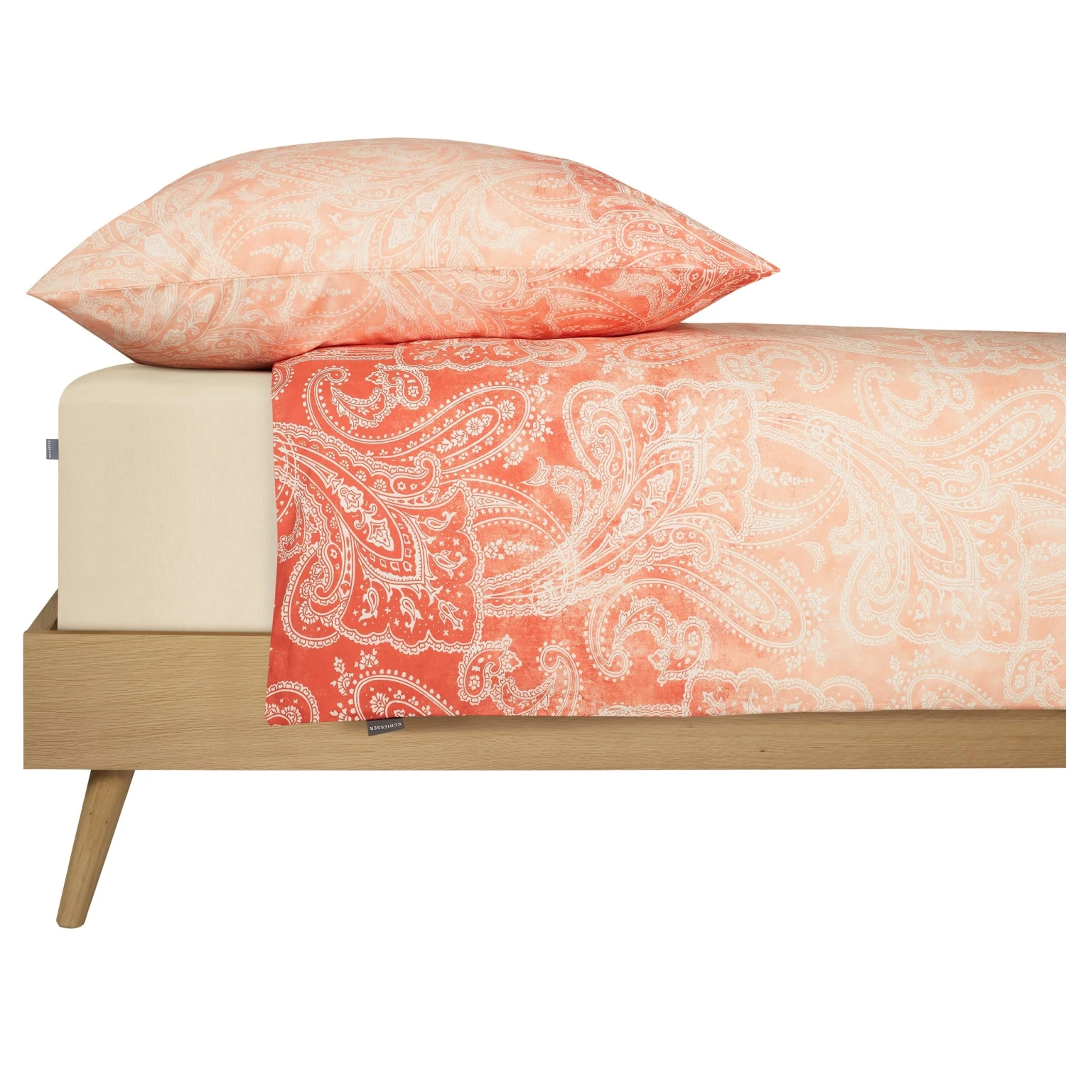 Schiesser Renforcé-Bettwäscheset Claire In Apricot 2 Schiesser Renforcé-Bettwäscheset Claire In Apricot – Bild 2
