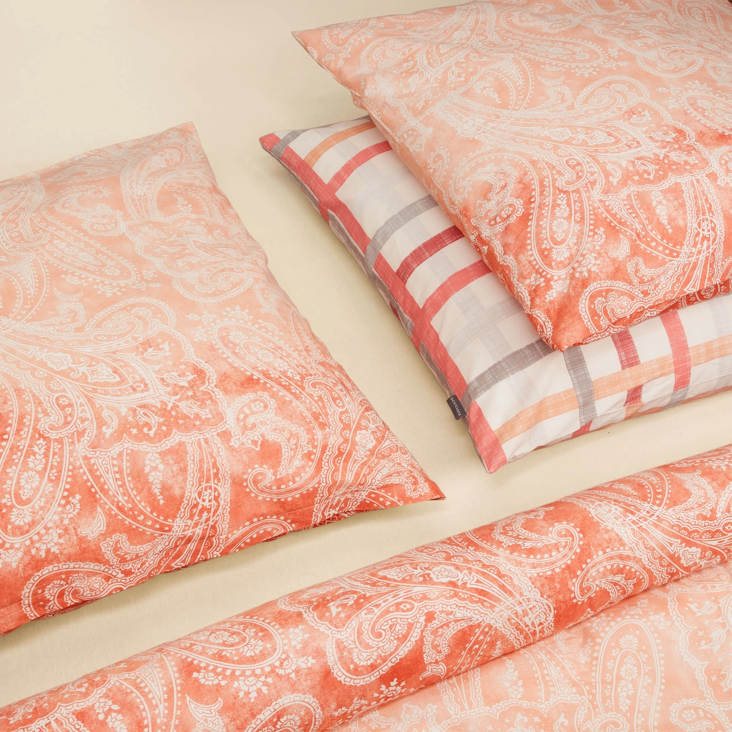 Schiesser Renforcé-Bettwäscheset Claire In Apricot 3 Schiesser Renforcé-Bettwäscheset Claire In Apricot – Bild 3