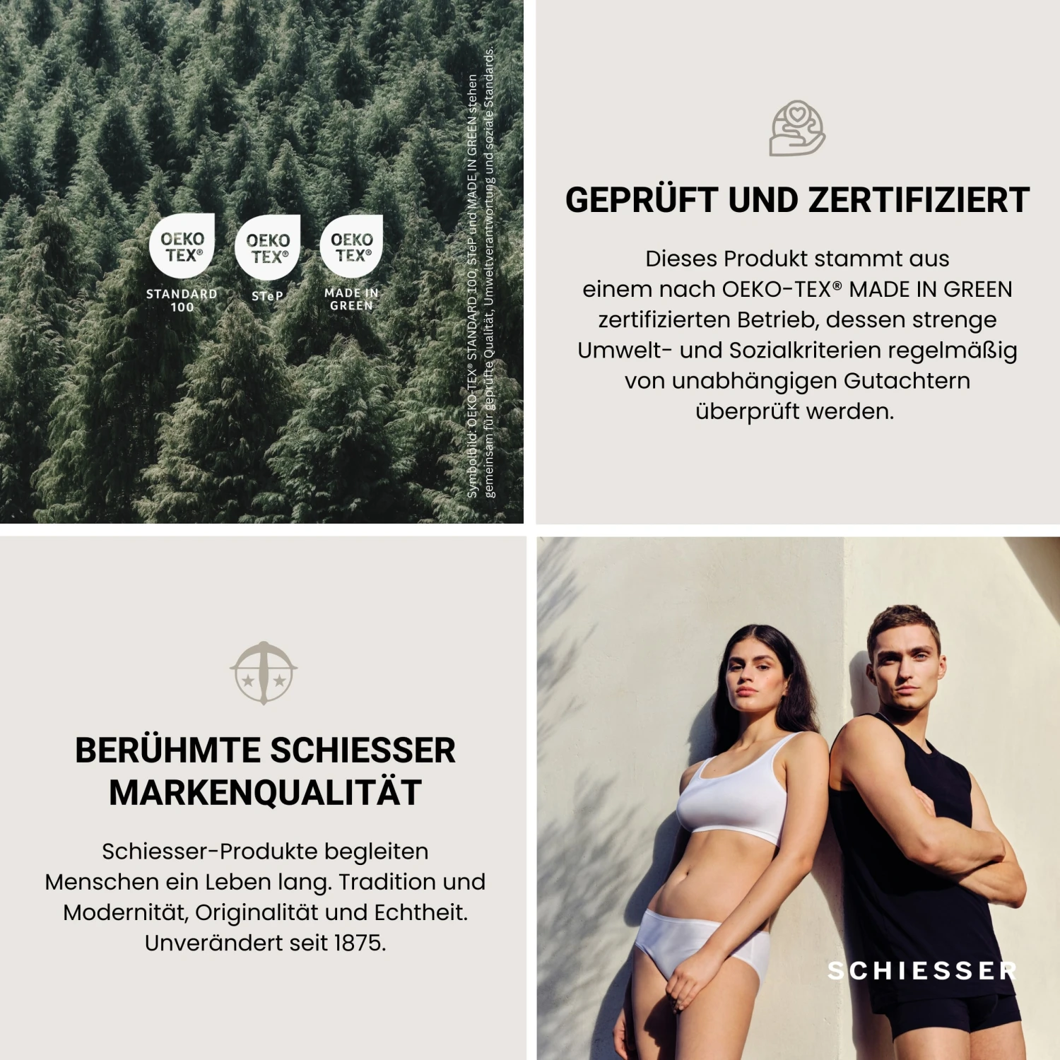 Schiesser Renforcé Bettwäscheset Doubleface In Taupe-Dunkelgrau 7 Schiesser Renforcé Bettwäscheset Doubleface In Taupe-Dunkelgrau – Bild 7