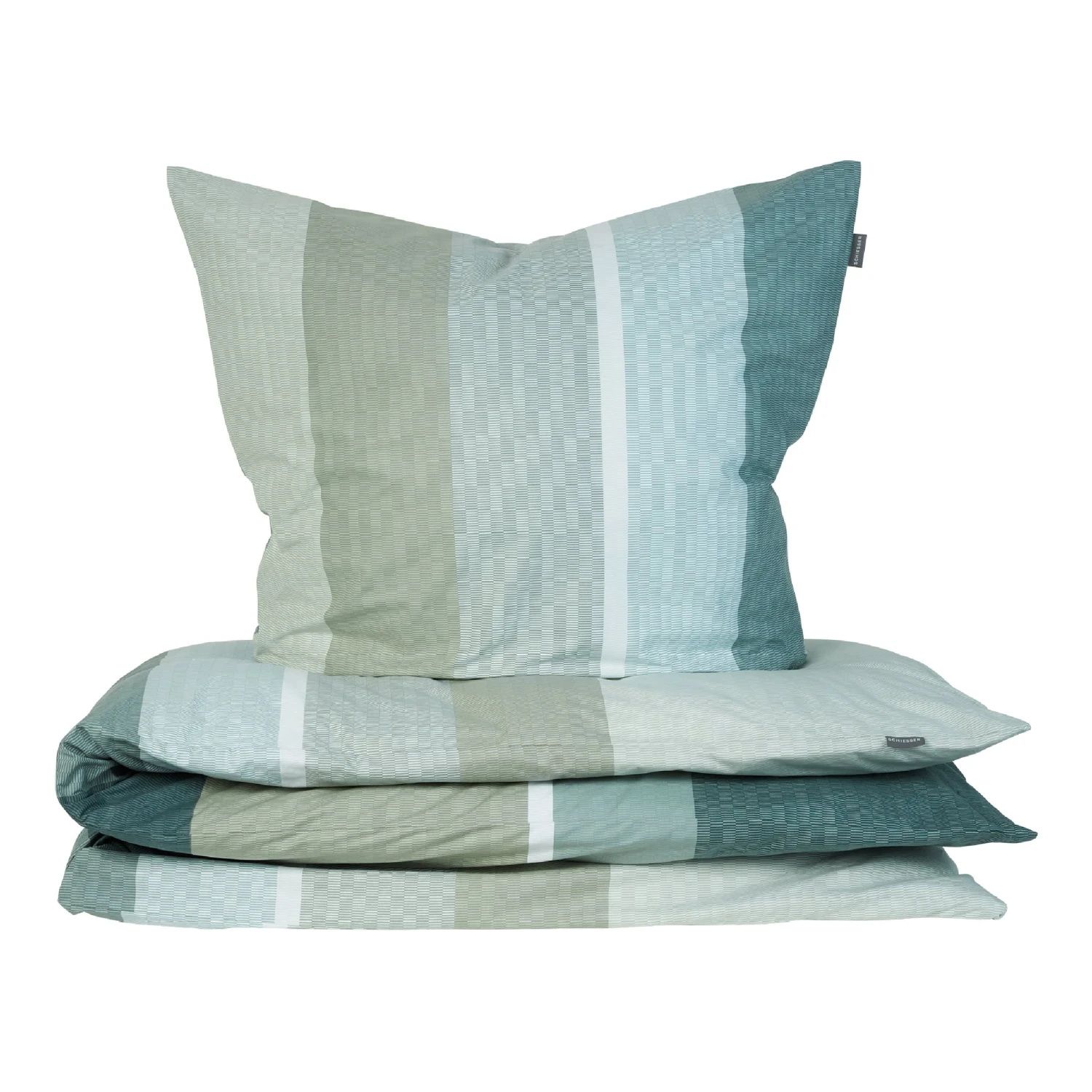 Schiesser Renforcé-Bettwäscheset Endy Stripes In Grün 1 Schiesser Renforcé-Bettwäscheset Endy Stripes In Grün