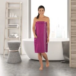 Schiesser Saunakilt Rom In Fuchsia -Schiesser Store schiesser saunakilt rom in fuchsia 3