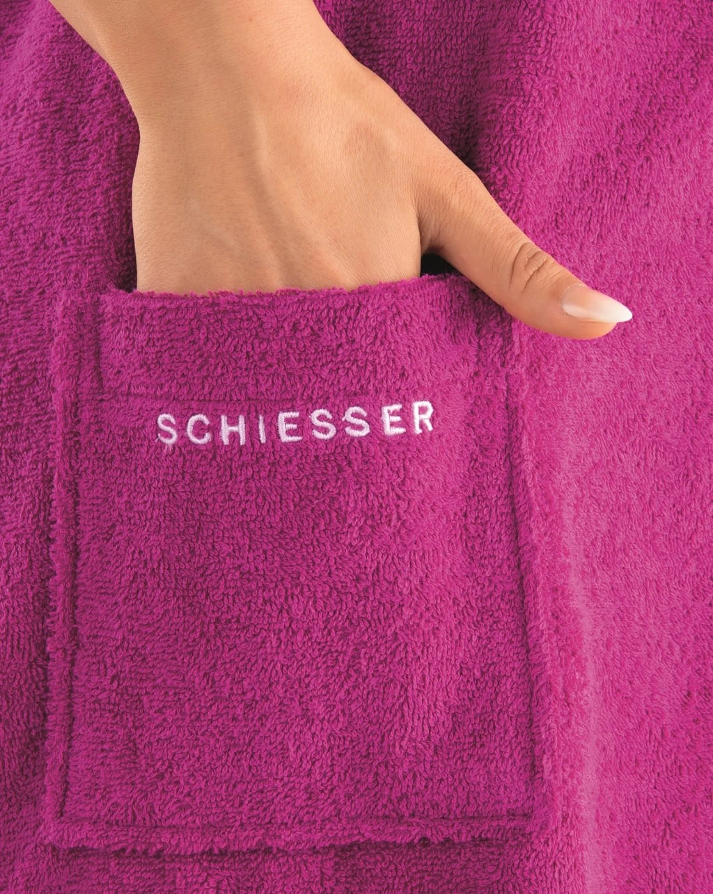 Schiesser Saunakilt Rom Plus Size In Fuchsia 3 Schiesser Saunakilt Rom Plus Size In Fuchsia – Bild 3
