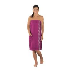 Schiesser Saunakilt Rom Plus Size In Fuchsia
