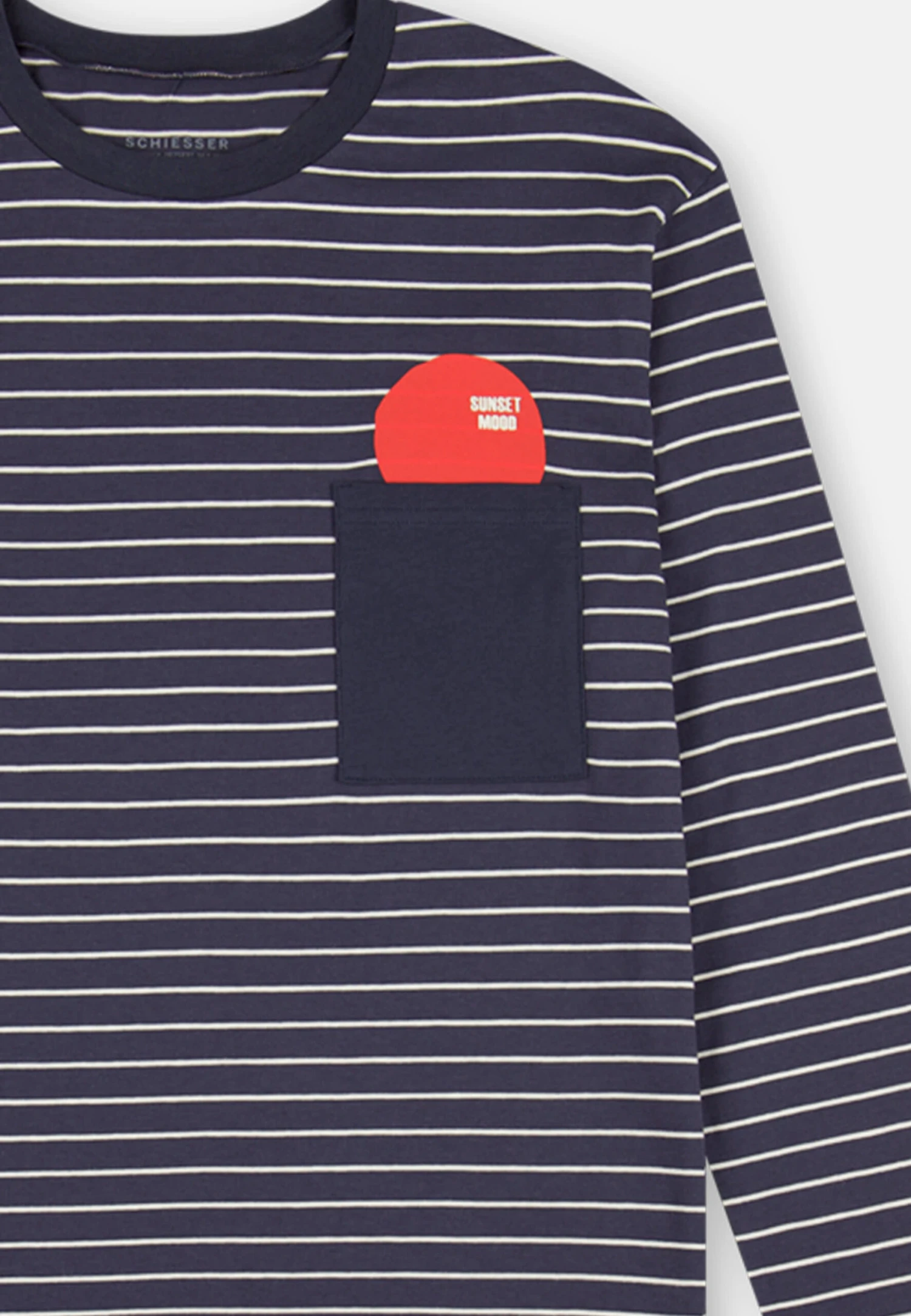 Schiesser Schlafanzug Nightwear Cotton In Graphit 3 Schiesser Schlafanzug Nightwear Cotton In Graphit – Bild 3