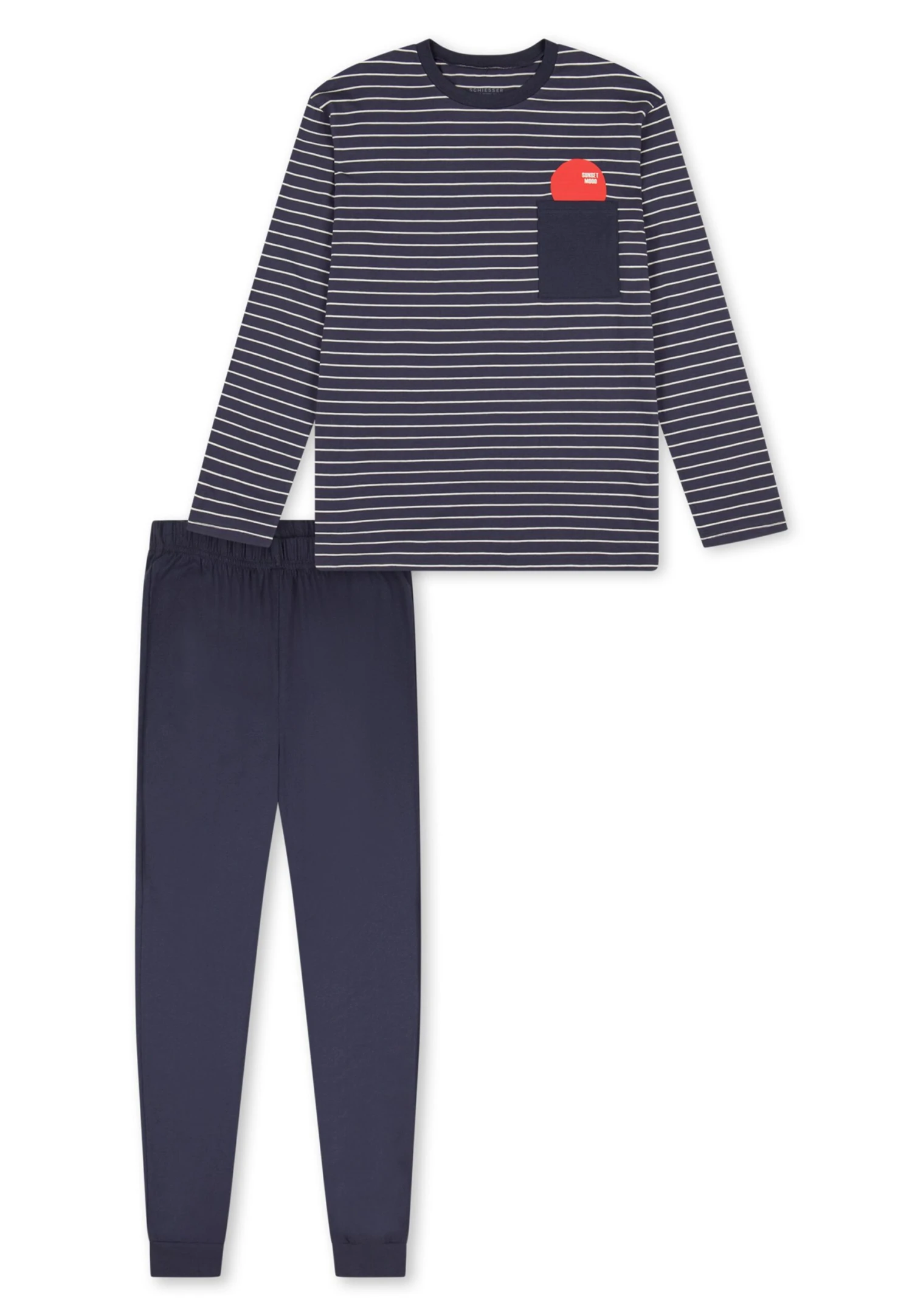 Schiesser Schlafanzug Nightwear Cotton In Graphit 1 Schiesser Schlafanzug Nightwear Cotton In Graphit