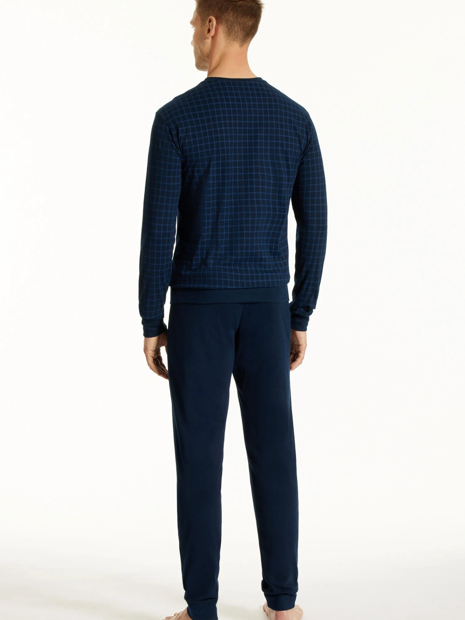 Schiesser Schlafanzug Uncover In Nachtblau 2 Schiesser Schlafanzug Uncover In Nachtblau – Bild 2