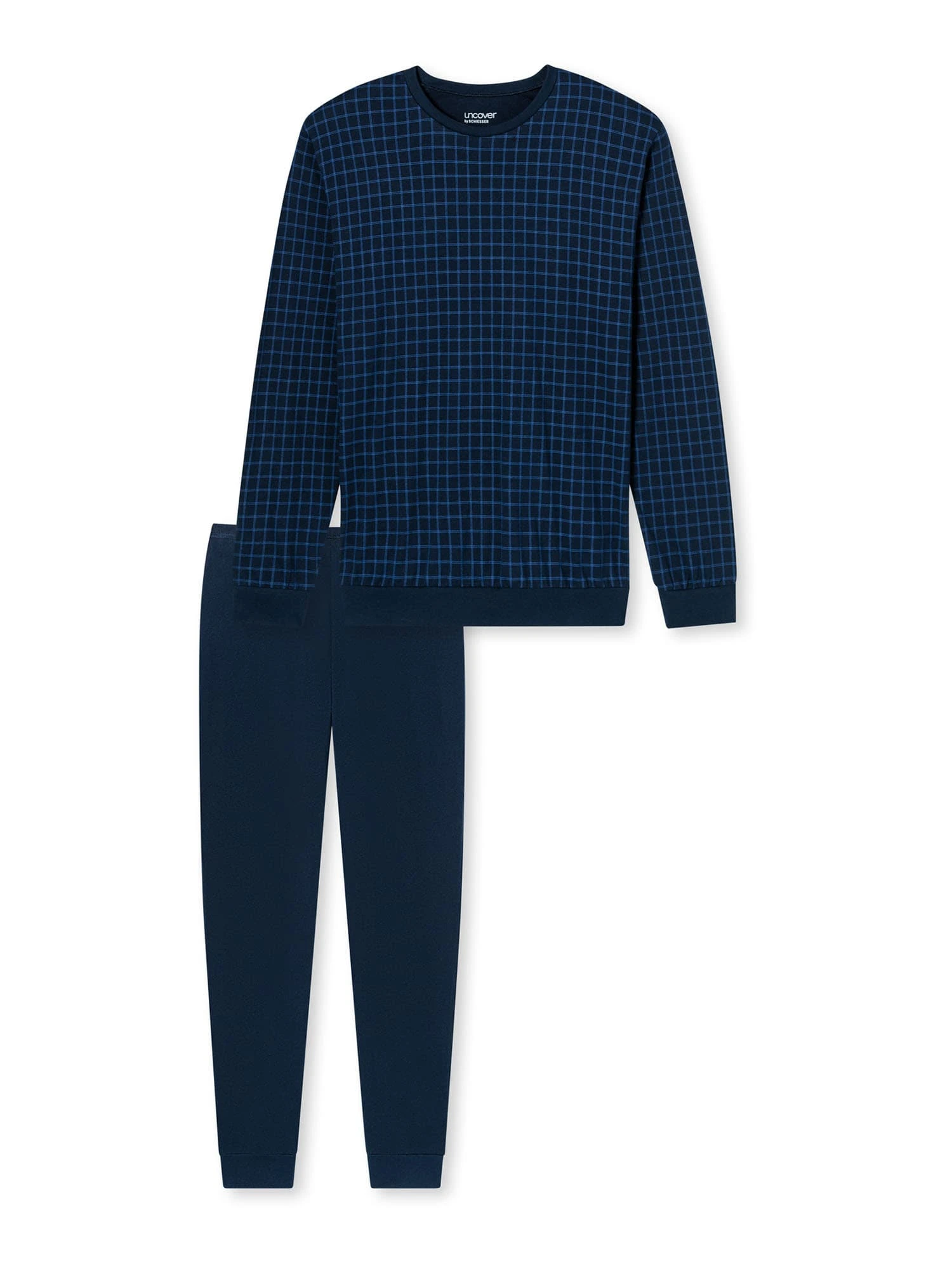 Schiesser Schlafanzug Uncover In Nachtblau 1 Schiesser Schlafanzug Uncover In Nachtblau