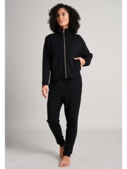 Schiesser Sweatjacke In Schwarz