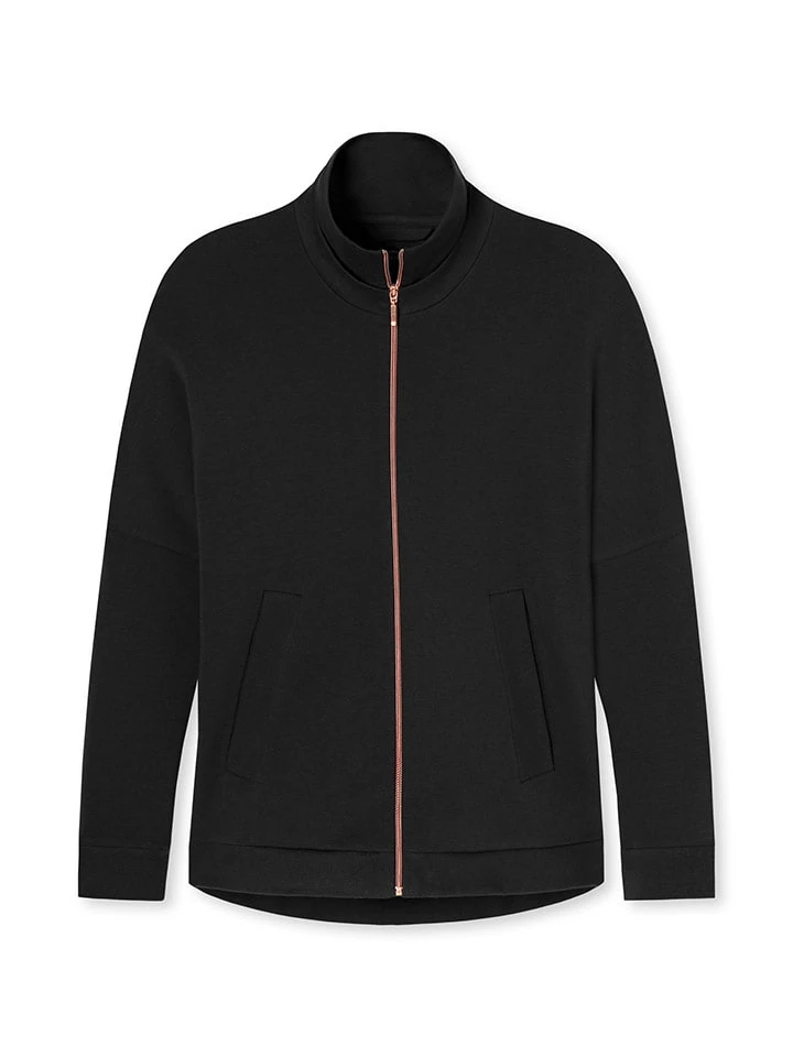 Schiesser Sweatjacke In Schwarz 5 Schiesser Sweatjacke In Schwarz – Bild 5