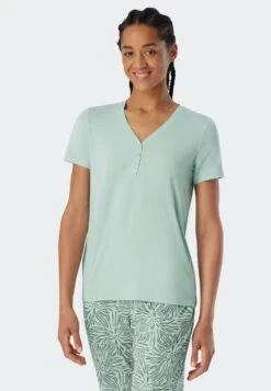 Schiesser T-Shirt Mint -Schiesser Store schiesser t shirt mint 3