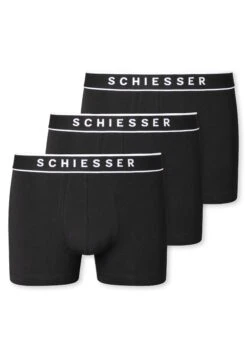 Schiesser Trunks 3er Pack In Schwarz