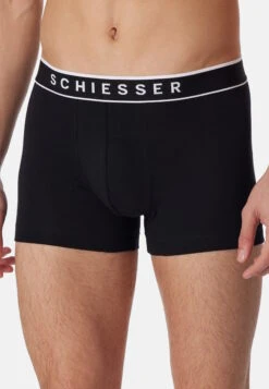 Schiesser Trunks 3er Pack In Schwarz -Schiesser Store schiesser trunks 3er pack in schwarz 3