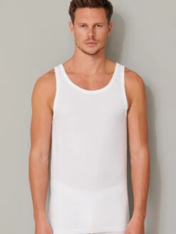 Schiesser Unterhemd 95/5 Organic Cotton In Weiß -Schiesser Store schiesser unterhemd 95 5 organic cotton in weiss 3